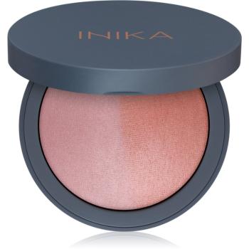 INIKA Organic Blush Duo duo tvářenka odstín Burnt Peach 6,5 g