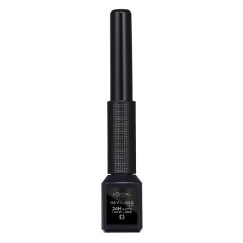 L'Oréal Paris Infaillible Grip 24H Matte Liquid Liner 3 ml oční linka pro ženy 01 Black tekuté linky