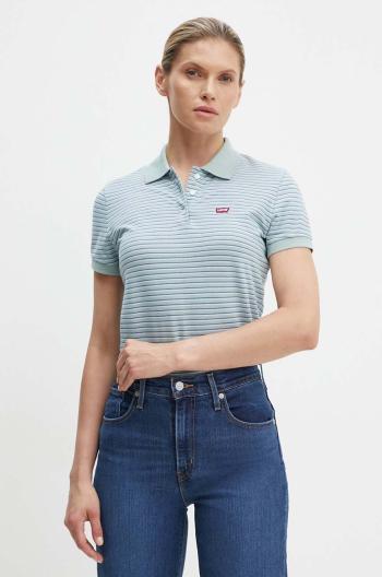 Polo tričko Levi's zelená barva