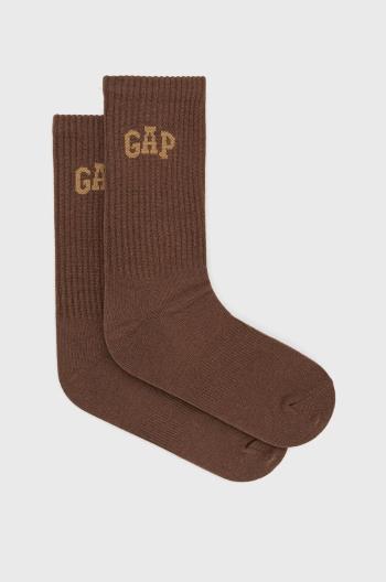 Ponožky GAP pánské, hnědá barva