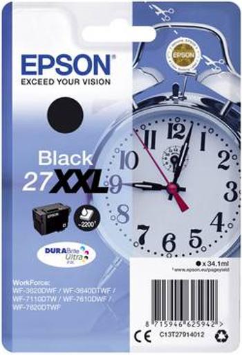 Epson Ink T2791, 27XXL originál černá C13T27914012