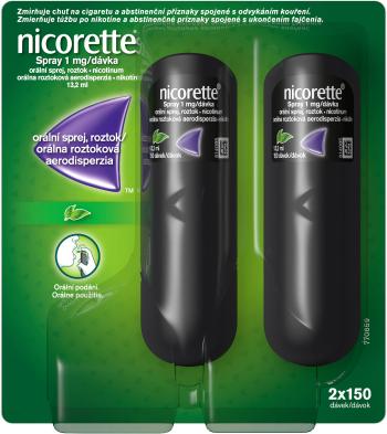 Nicorette ® Spray 1mg/dávka, orální sprej, roztok 150 dávek 2 x 13.2 ml