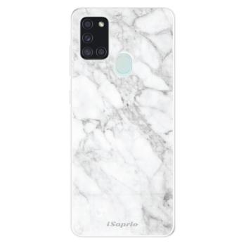 Odolné silikonové pouzdro iSaprio - SilverMarble 14 - Samsung Galaxy A21s