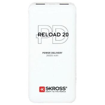 Skross powerbank Reload 20 PD, 20000mAh, USB A+C DN57-PD, bílý