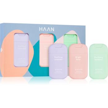 HAAN Gift Sets Blossom Elixir Essentials čisticí sprej na ruce dárková sada 3 ks