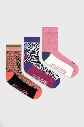 Ponožky Femi Stories dámské, růžová barva