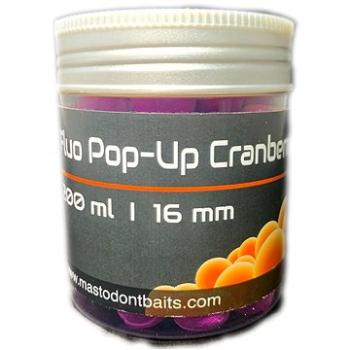 Mastodont Baits - Fluo Pop-Up Cranberry 16mm 200ml Fialová (8594187921033)