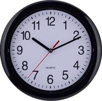 Quartz nástěnné hodiny EUROTIME 22221, vnější Ø 25 cm, černá