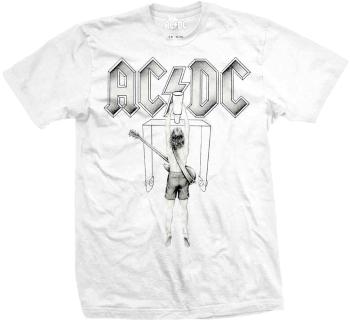 AC/DC Tričko Switch White M