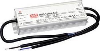 LED driver, napájecí zdroj pro LED konstantní napětí, konstantní proud Mean Well HLG-120H-12B, 120 W (max), 10 A, 6 - 12 V/DC