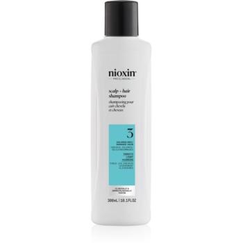 Nioxin System 3 Scalp + Hair Shampoo čisticí šampon pro barvené řídnoucí vlasy 300 ml