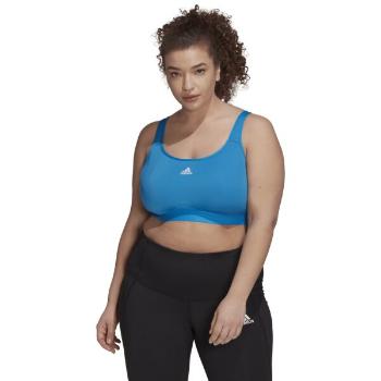 adidas TLRD Dámská podprsenka v plus size, modrá, velikost