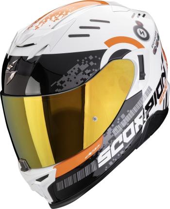 Scorpion EXO 520 EVO AIR TITAN White/Orange L Přilba