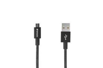 VERBATIM kabel Mirco B USB Cable Sync & Charge 100cm Black 48863 O2 polep