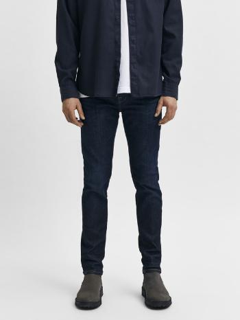 Selected Homme Slim-Leon Jeans Modrá