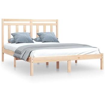 Rám postele masivní dřevo 135 × 190 cm Double, 3105225 (3105225)
