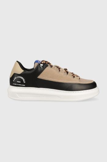 Sneakers boty Karl Lagerfeld KAPRI MENS béžová barva, KL52580