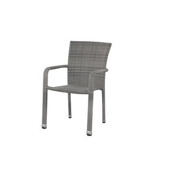 DIMENZA Židle zahradní BARCELONA, šedé (DF-002550)