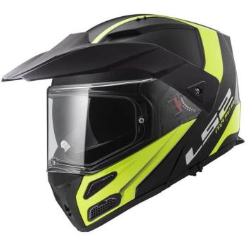 Výklopná přilba LS2 FF324 Metro Rapid Matt Black Yellow P/J Velikost XS (53-54)