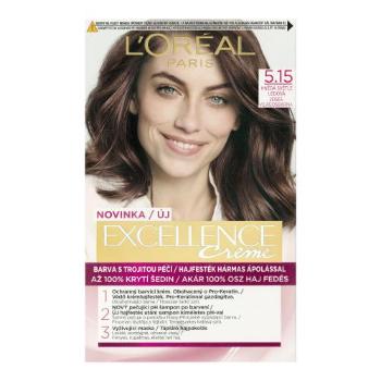 L'Oréal Paris Excellence Creme Triple Protection 48 ml barva na vlasy pro ženy 5,15 Natural Iced Brown na všechny typy vlasů