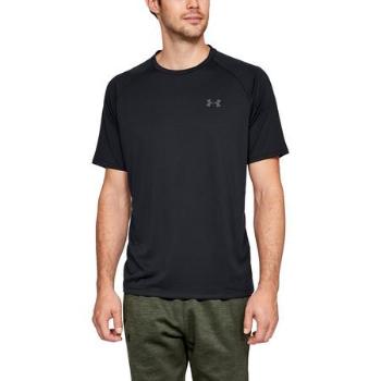 Under Armour Pánské triko Tech SS Tee 2.0, black /  / graphite, M