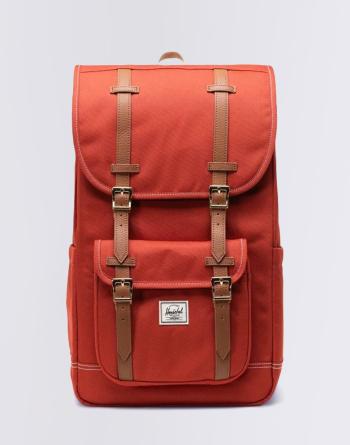 Batoh Herschel Supply Little America ™ Red Ochre/White Stitch 30 l