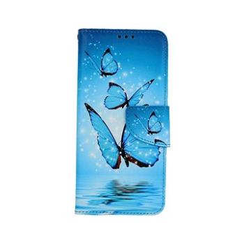TopQ Samsung A32 knížkové Modří motýlci 61063 (Sun-61063)