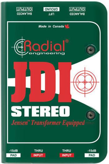 Radial JDI Stereo DI box