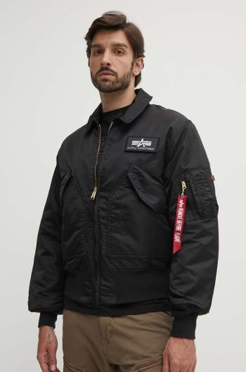 Bunda Alpha Industries CWU 45 pánská, černá barva, zimní, 100102.03