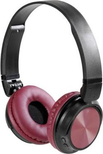 Bluetooth® Hi-Fi sluchátka On Ear Vivanco MOOOVE AIR 25174, černá, červená