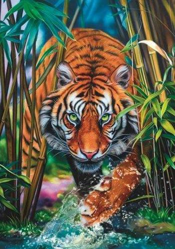 TREFL Puzzle Plížící se tygr 1000 dílků