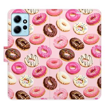 Flipové pouzdro iSaprio - Donuts Pattern 03 - Xiaomi Redmi Note 12 5G