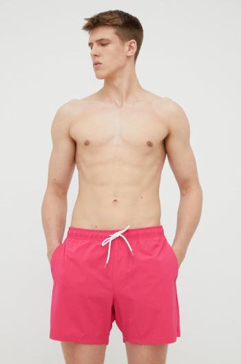 Plavkové šortky GAP růžová barva