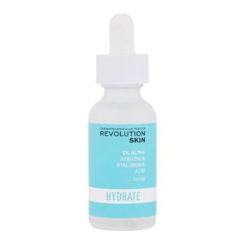Revolution Skincare Hydrate 2% Alpha Arbutin & Hyaluronic Acid Serum 30 ml pleťové sérum pro ženy na všechny typy pleti; na dehydratovanou pleť