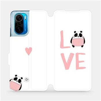 Flipové pouzdro na mobil Xiaomi Poco F3 - MH09S Panda LOVE (5903516666454)