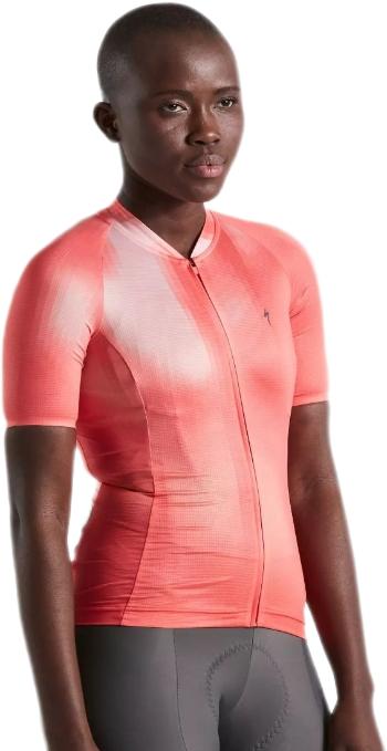 Specialized Women's SL Air Distortion Jersey SS - vivid coral M