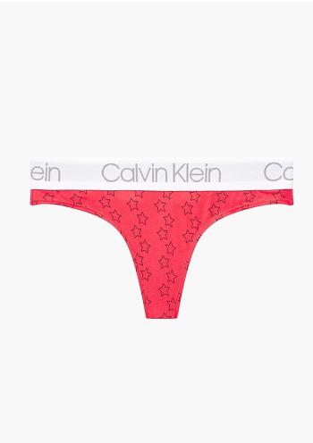 Dámské tanga Calvin Klein QF3751 M Červená