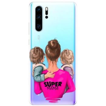 iSaprio Super Mama - Two Boys pro Huawei P30 Pro (smtwboy-TPU-HonP30p)