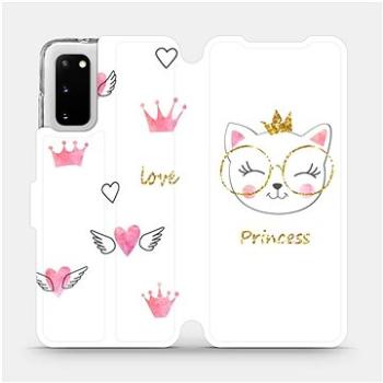 Flipové pouzdro na mobil Samsung Galaxy S20 - MH03S Kočička princess (5903516169603)