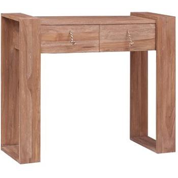 Konzolový stolek 90x35x75 cm masivní teakové dřevo (287896)