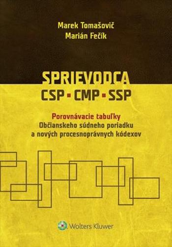 Sprievodca CSP, CMP, SSP - Tomašovič Marek