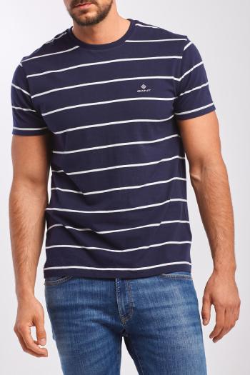 TRIČKO GANT BRETON STRIPE SS T-SHIRT modrá S