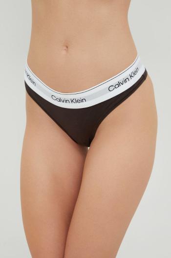 Tanga Calvin Klein Underwear černá barva