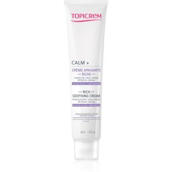 Topicrem UH FACE CALM+ Rich Soothing Cream výživný zklidňující krém pro suchou a intolerantní pleť 40 ml