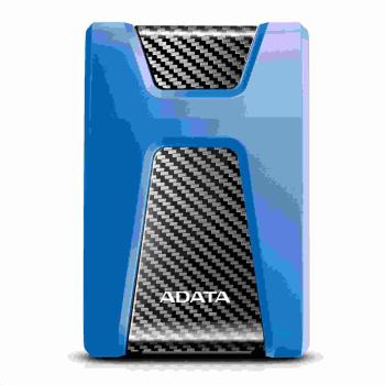 ADATA Externí HDD 2TB 2, 5" USB 3.1 DashDrive Durable HD650, modrý (gumový, nárazu odolný)