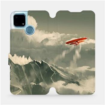 Flip pouzdro na mobil Realme 7i - MA03P Oranžové letadlo v horách (5903516587445)