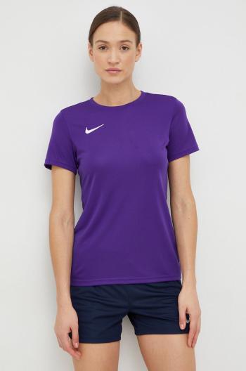Tréninkové tričko Nike Park Vii fialová barva