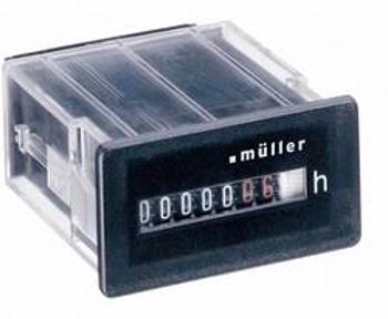 Počítadlo provozních hodin Müller BW3018, 230 V/50 - 60 Hz, 50 x 25 mm