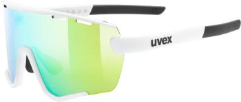 Uvex Sportstyle 236 Set - white mat/mirror green + clear uni