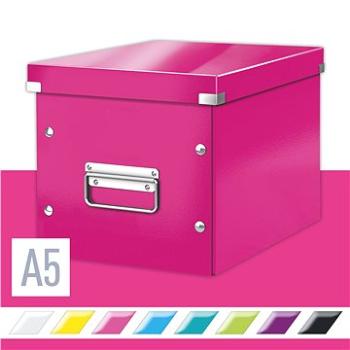 LEITZ WOW Click & Store A5 26 x 24 x 26 cm, růžová (61090023)